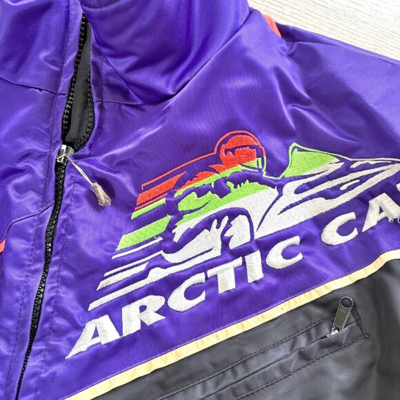 Vintage Arctic Cat Top Cat Bomber Snowmobile Jacket |‎ Size Medium - Picture 7 of 11